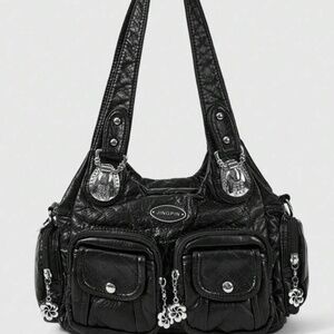 New ROMWE Grunge Punk New Rock Chic Women Shoulder Bag, Dark Punk